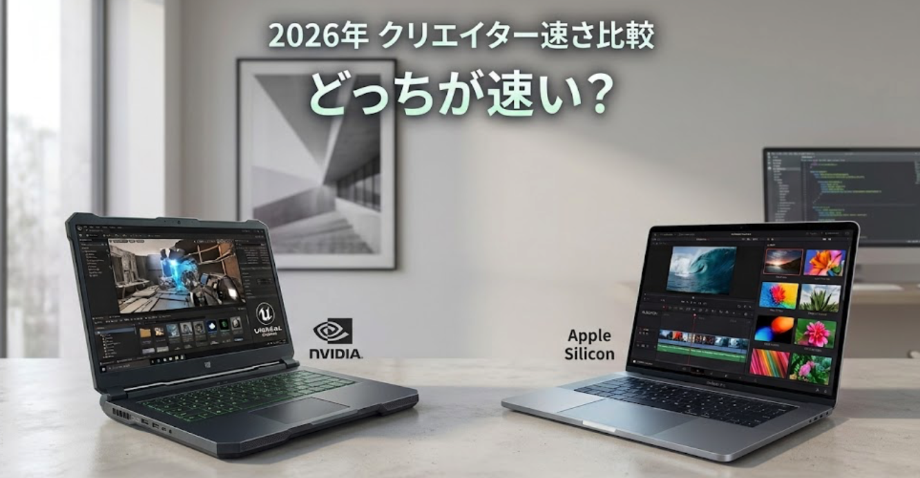 Mac M5 Max vs Windows 速さ比較