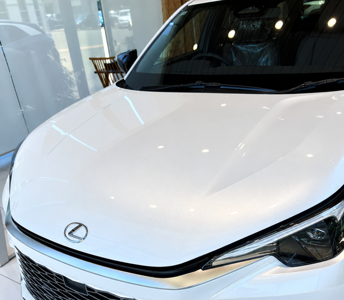 洗車後のLBXのボディ